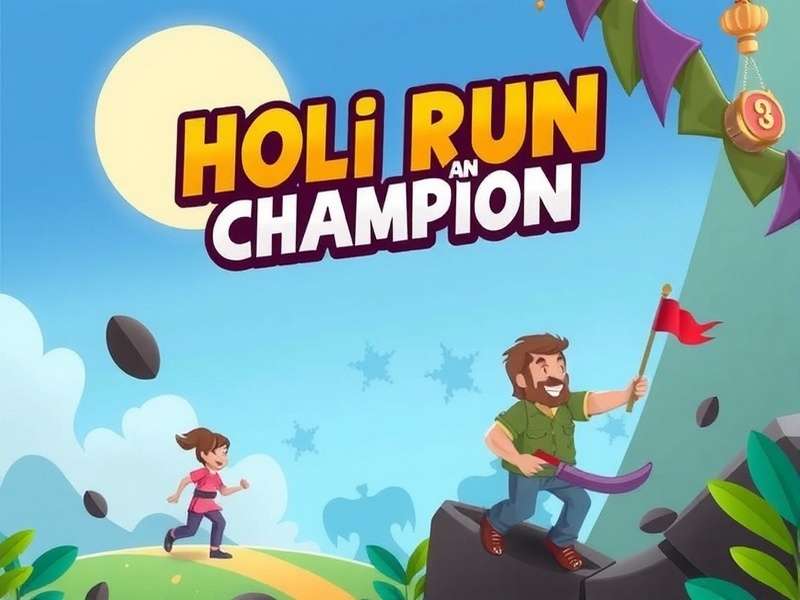 Holi Run Champion Game Banner